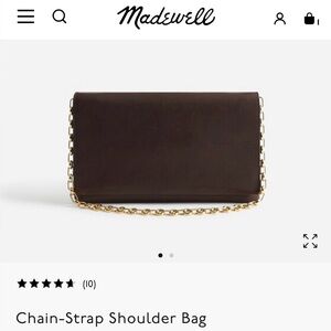 Madewell Chain Strap Shoulder Bag - Dark Carob
